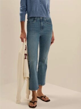 Favorite Daughter Jeans The Erin Crop Boot in Chelsea Size 27 Casual Chic